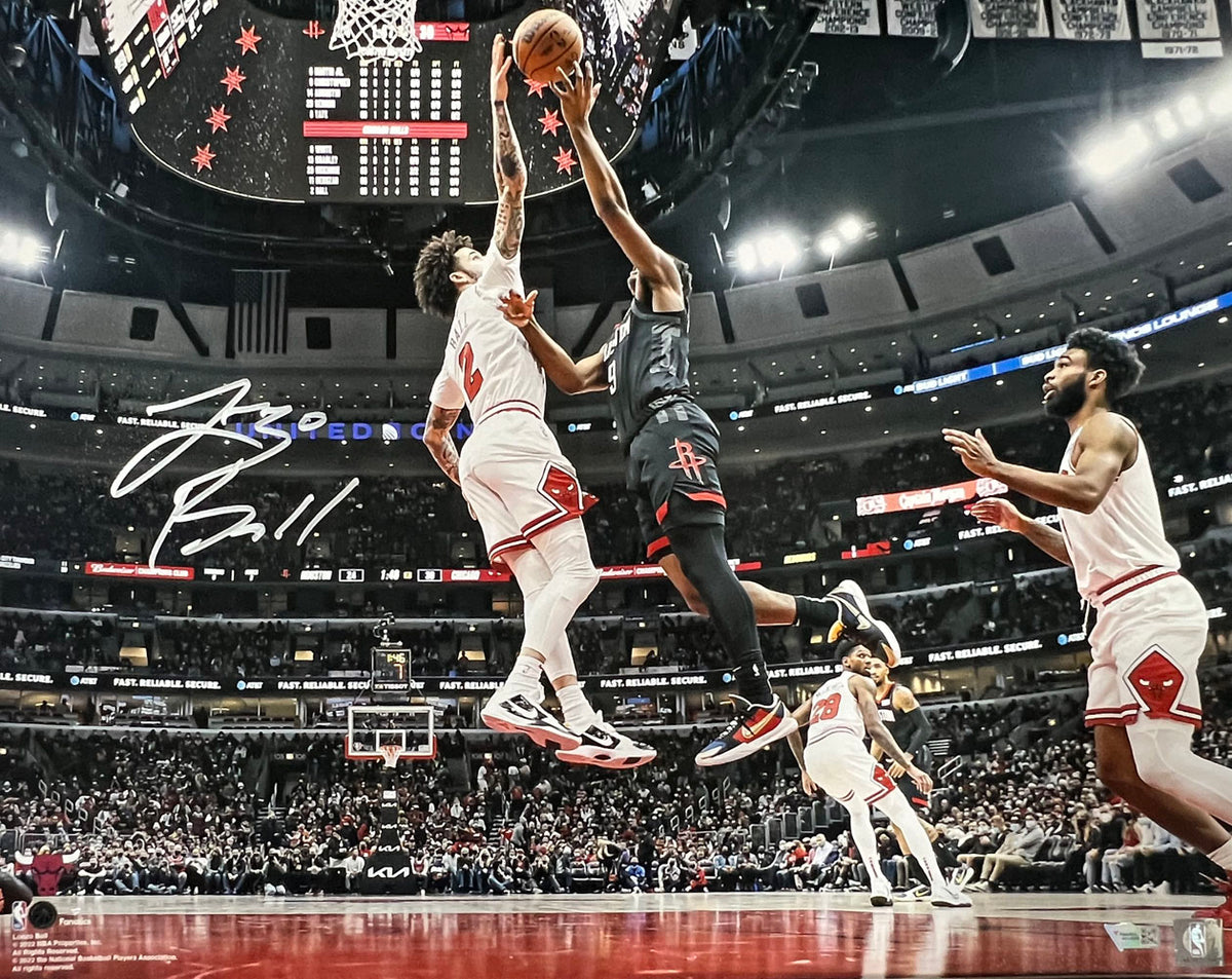 Lonzo Ball Chicago Bulls Signed 16x20 Photo - FAN - 41079-Powers Sports Memorabilia