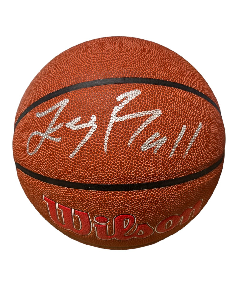 Lonzo Ball Chicago Bulls Signed Book - Wilson NBA Indoor/Outdoor Basketball-Powers Sports Memorabilia
