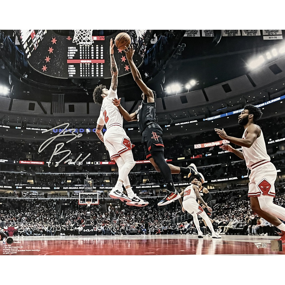 Lonzo Ball Chicago Bulls Signed 16x20 Photo - FAN-Powers Sports Memorabilia