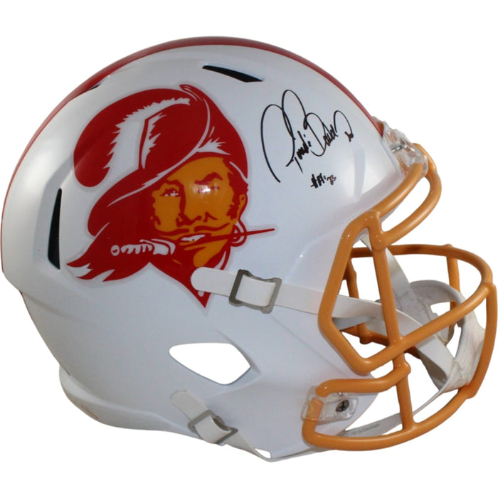 Ronde Barber Signed Tampa Bay Buccaneers Full-Size TB Helmet HOF – Beckett Witness Authenticated-Powers Sports Memorabilia