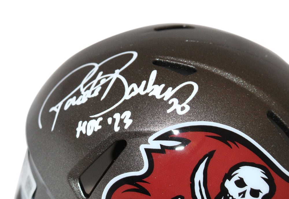 Ronde Barber Tampa Bay Buccaneers Signed Mini Helmet - Tampa Bay Bucs TB '97-'13 w/HOF Beckett-Powers Sports Memorabilia