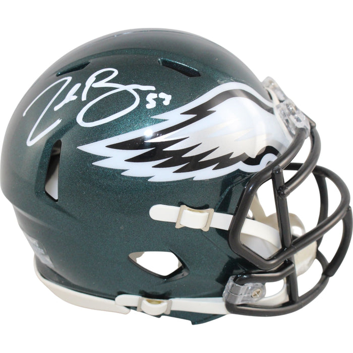 Zack Baun Signed Philadelphia Eagles Mini Helmet – Beckett Witness Authenticated-Powers Sports Memorabilia