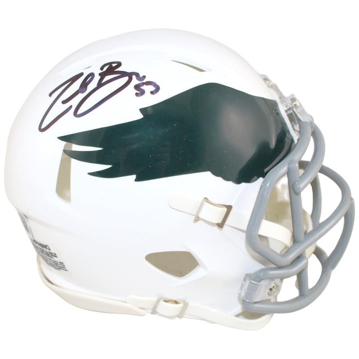 Zack Baun Signed Philadelphia Eagles TB Mini Helmet – Beckett Witness Authenticated-Powers Sports Memorabilia