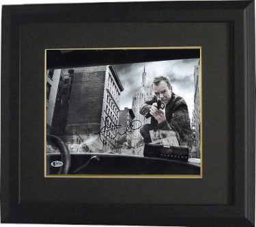 Kiefer Sutherland Autographed "24" Jack Bauer 11 x 14 Photograph Custom Framing- Beckett/BAS Hologram #B57690-Powers Sports Memorabilia