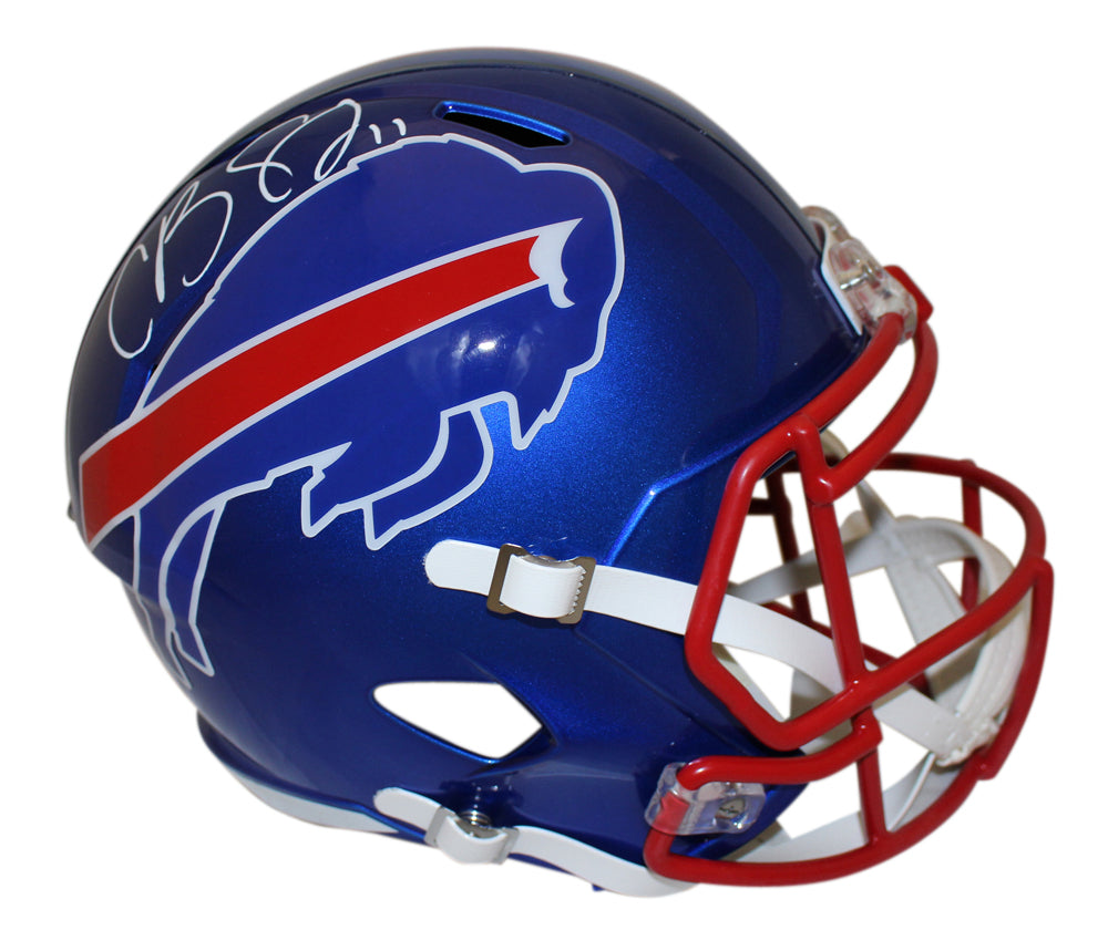 Cole Beasley Buffalo Bills F/S Flash Signed Helmet – Beckett Authenticated-Powers Sports Memorabilia