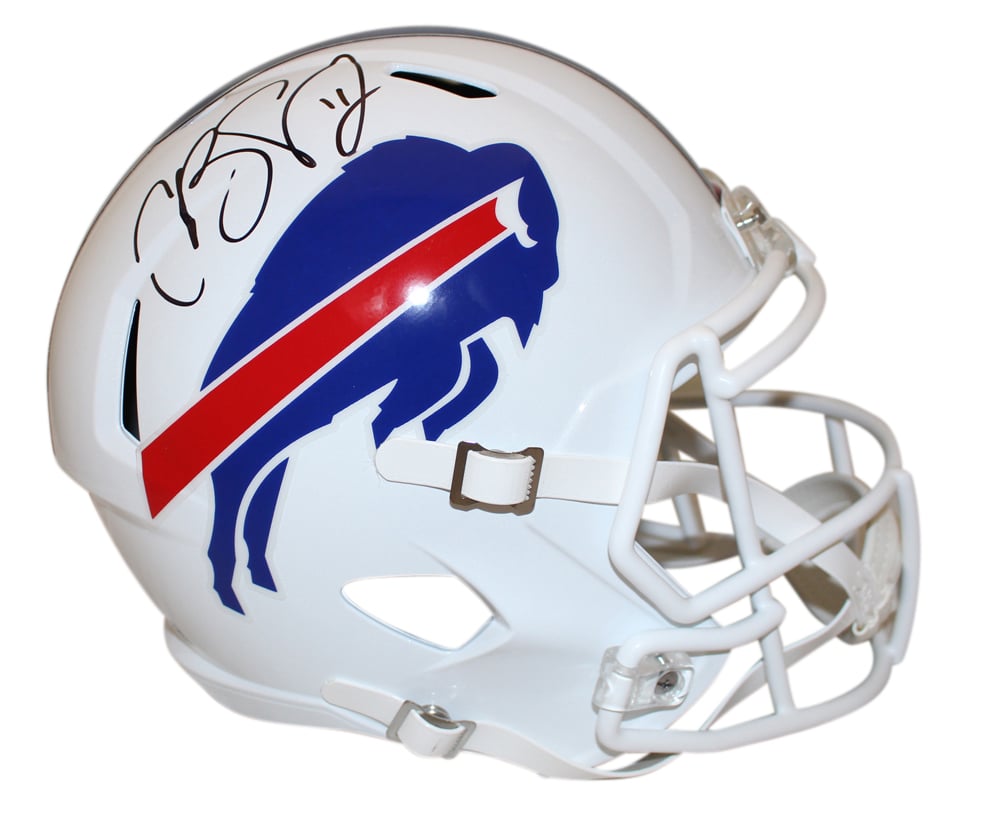 Cole Beasley Signed Buffalo Bills Full-Size Speed Helmet – Beckett Authenticated-Powers Sports Memorabilia