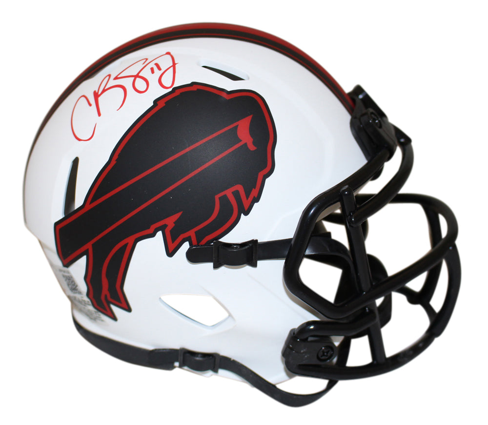 Cole Beasley Buffalo Bills Signed Mini Helmet - Lunar Beckett Beckett-Powers Sports Memorabilia