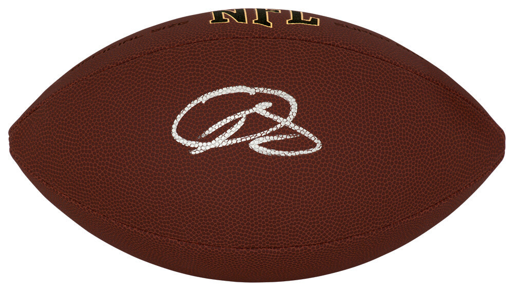 Odell Beckham Jr Autographed Wilson Super Grip Full Size NFL Football-Powers Sports Memorabilia