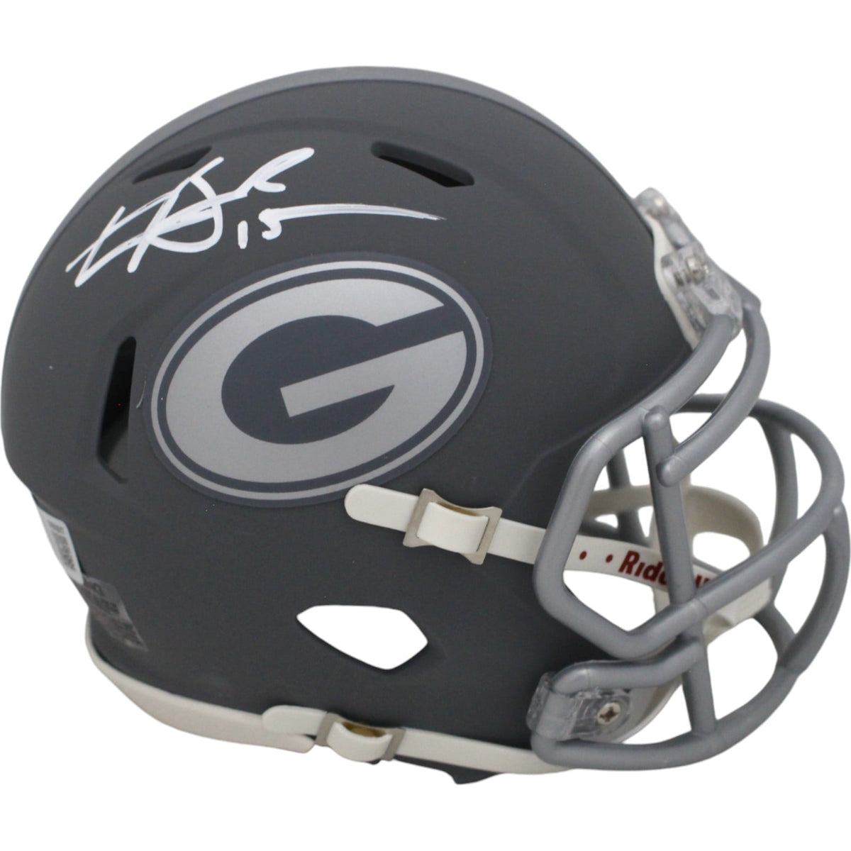 Carson Beck Signed Georgia Bulldogs Slate Speed Mini Helmet – Beckett Authenticated-Powers Sports Memorabilia