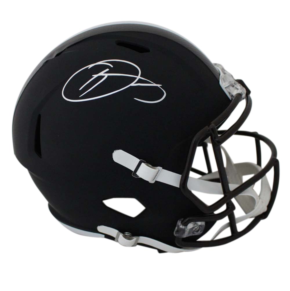 Odell Beckham Jr Signed Cleveland Browns Black Matte Replica Helmet – JSA Authenticated-Powers Sports Memorabilia