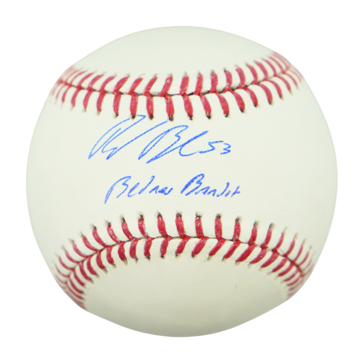 David Bednar New York Yankees Signed Inscribed Bednar Bandit OMLB Baseball-Powers Sports Memorabilia