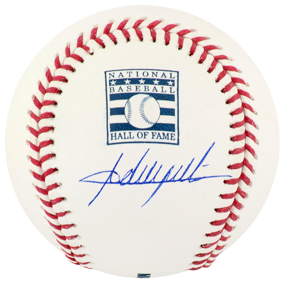 Adrian Beltre Autographed Rawlings Hall of Fame Logo MLB Baseball Beckett-Powers Sports Memorabilia