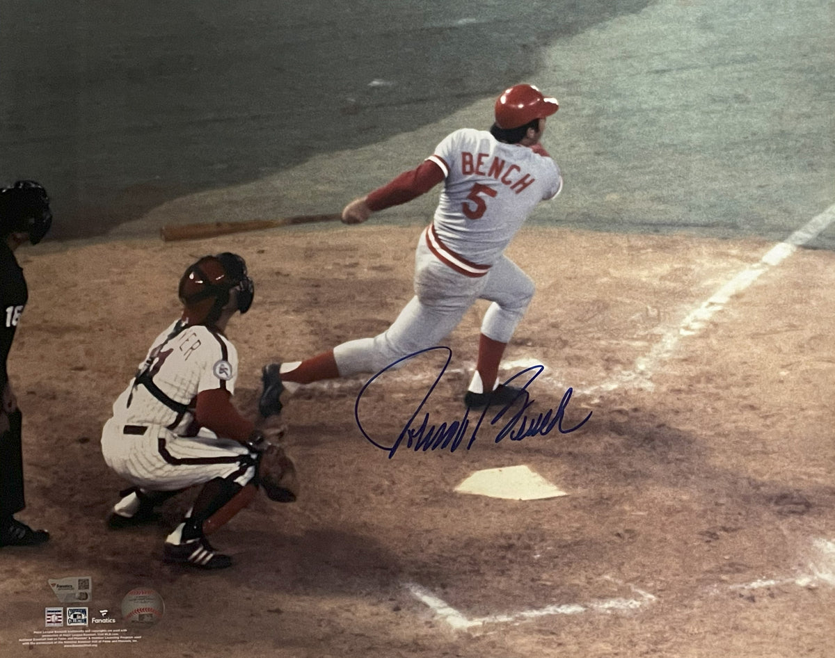 Johnny Bench Signed Cincinnati Reds 16x20 Photo – Fanatics Authenticated