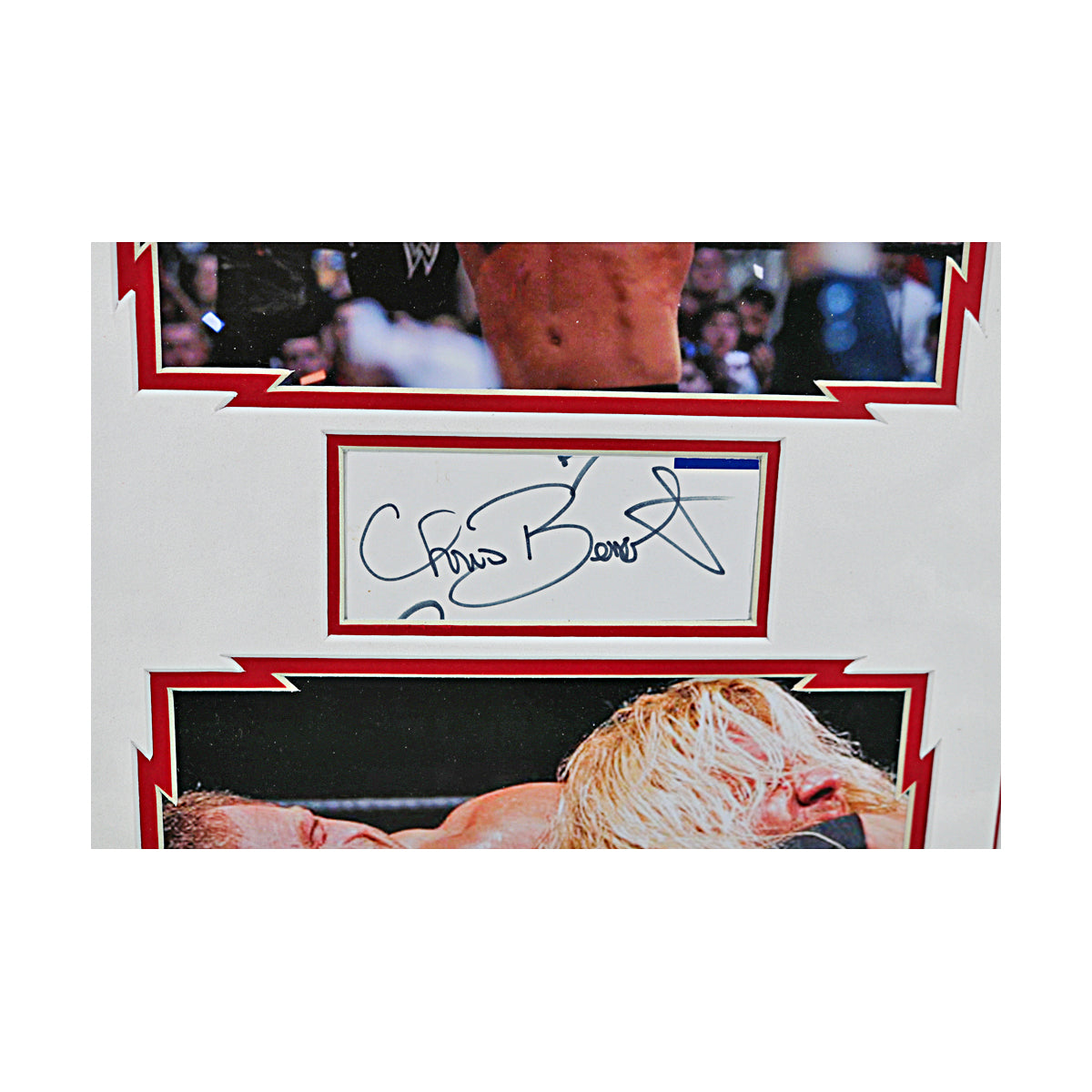 Chris Benoit WWE WCW Signed Framed Collage - JSA LOA-Powers Sports Memorabilia