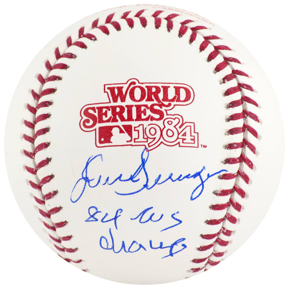 Juan Berenguer Detroit Tigers Autographed Rawlings 1984 World Series-Powers Sports Memorabilia