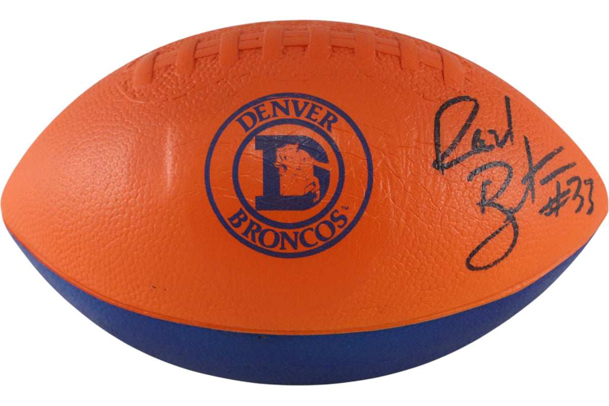 Rod Bernstine Denver Broncos Signed Mini Helmet - Foam Football Beckett Beckett-Powers Sports Memorabilia