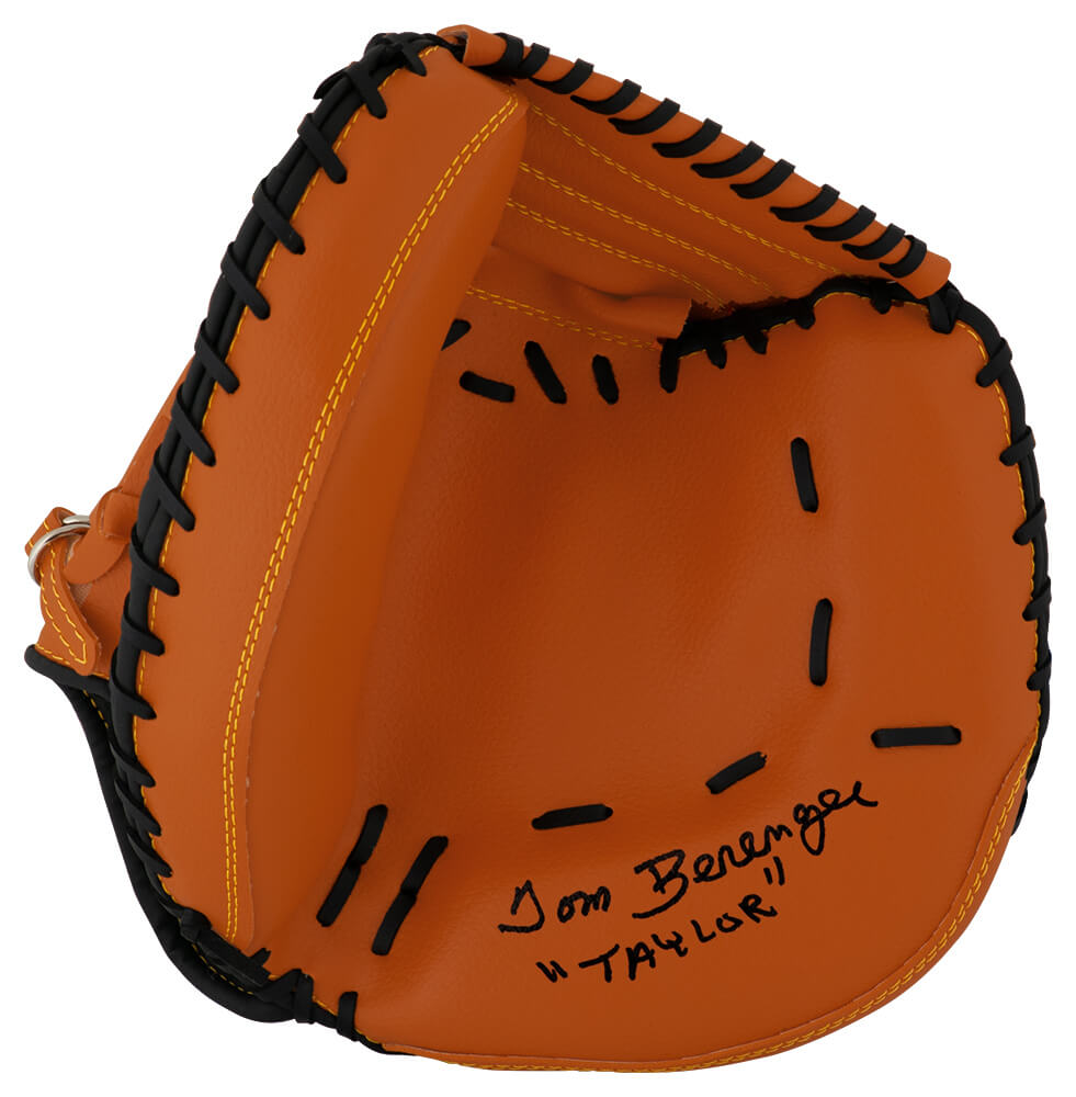Tom Berenger Autographed Brown Baseball Catchers Glove with Taylor-Powers Sports Memorabilia