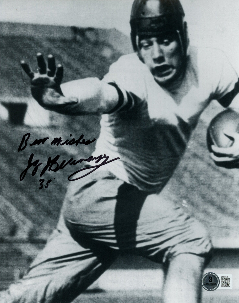 Jay Berwanger University Of Chicago Signed 8x10 Photo-Powers Sports Memorabilia