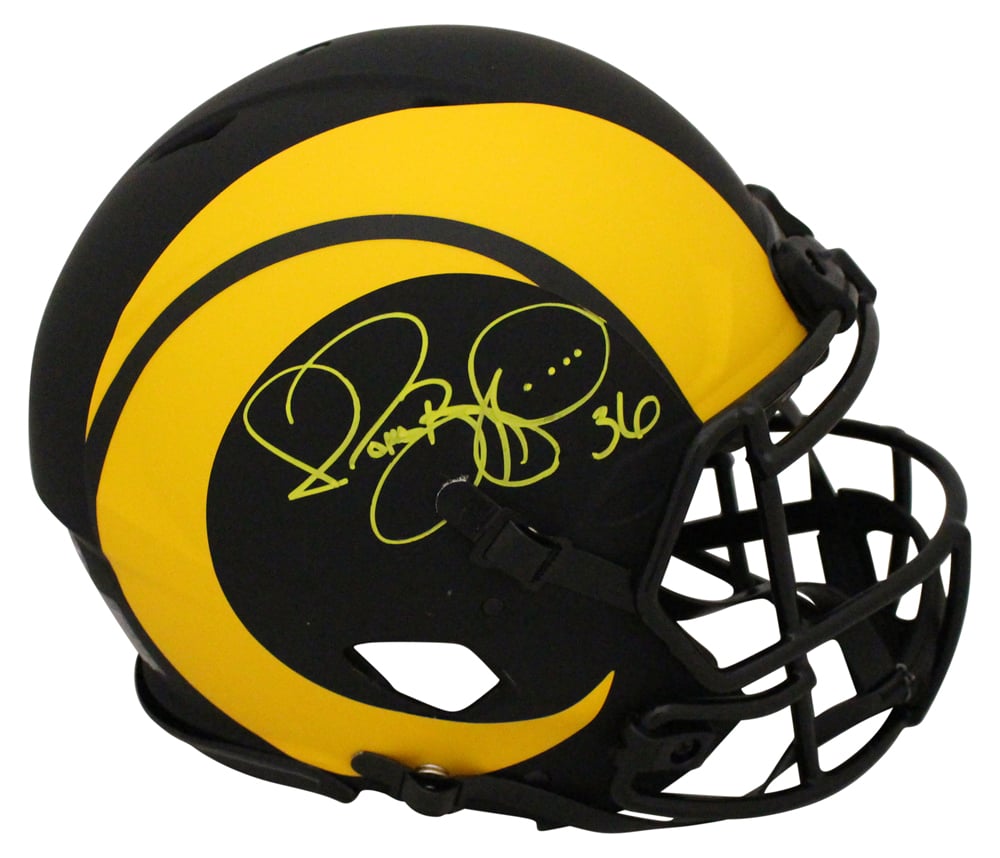 Jerome Bettis Signed Los Angeles Rams Authentic Eclipse Helmet – Beckett Authenticated-Powers Sports Memorabilia