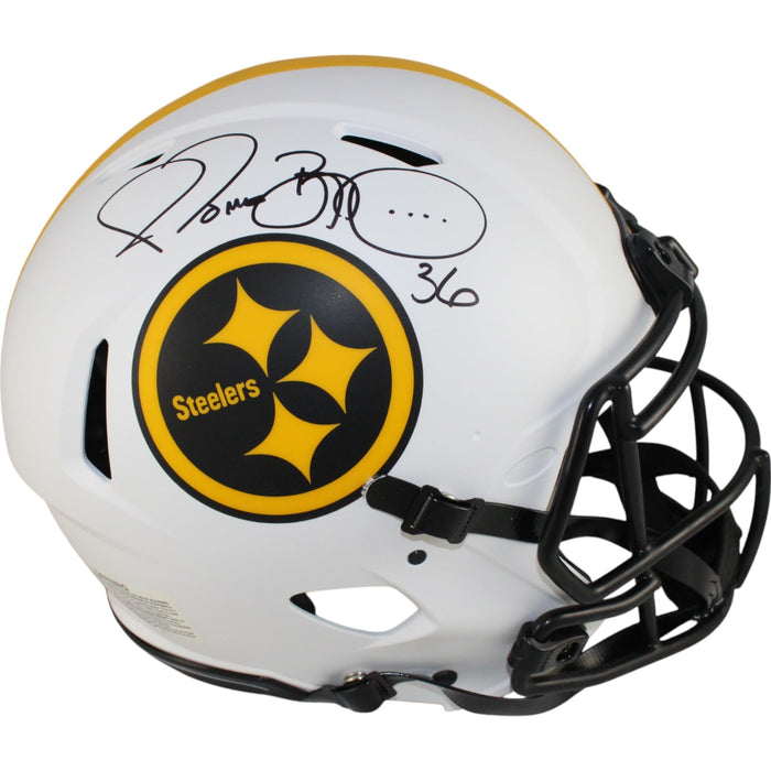 Jerome Bettis Signed Pittsburgh Steelers Pro Lunar Helmet – Beckett Authenticated-Powers Sports Memorabilia