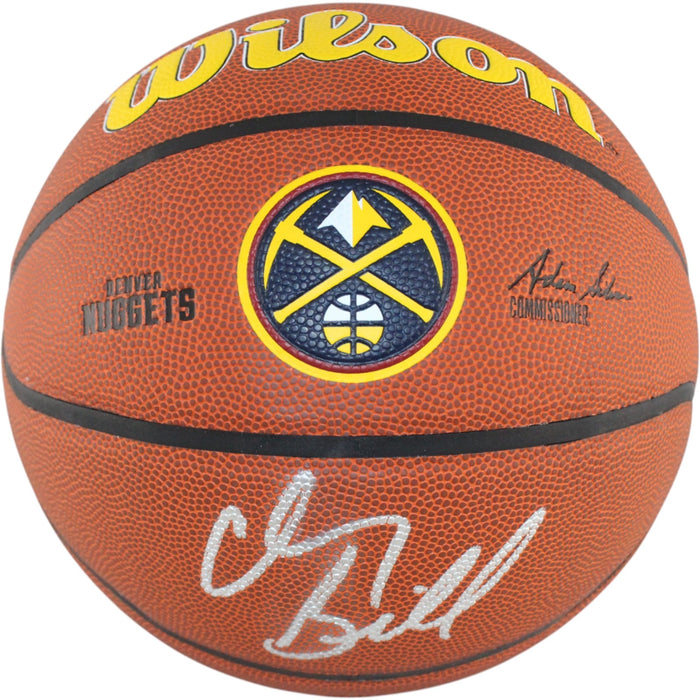 Chauncey Billups Signed Denver Nuggets Logo Basketball – Beckett Witness Authenticated-Powers Sports Memorabilia