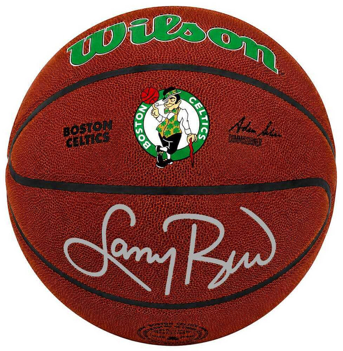 Larry Bird Autographed Boston Celtics Logo Wilson Alliance NBA Basketball-Powers Sports Memorabilia