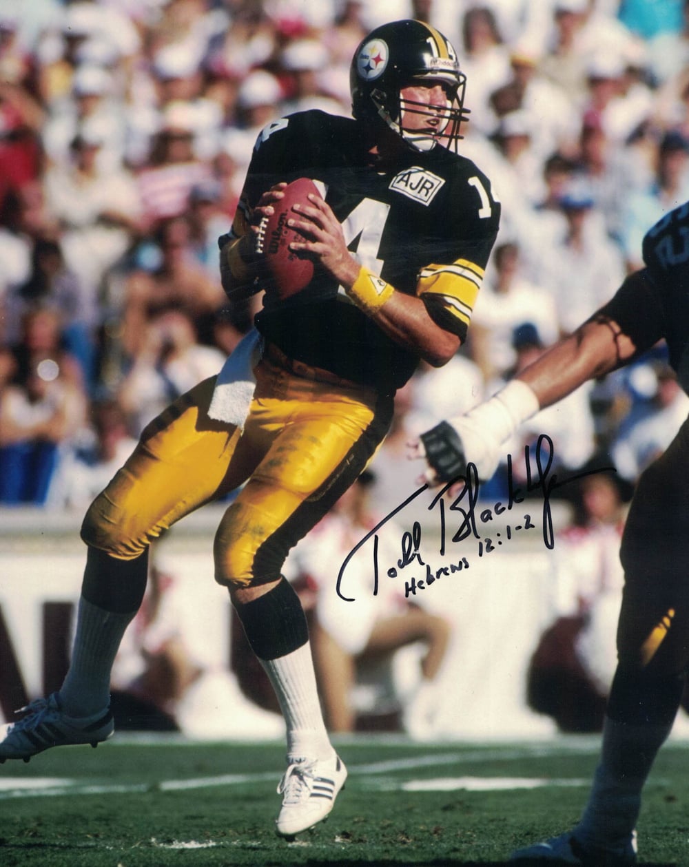 Todd Blackledge Pittsburgh Steelers Signed 8x10 Photo-Powers Sports Memorabilia
