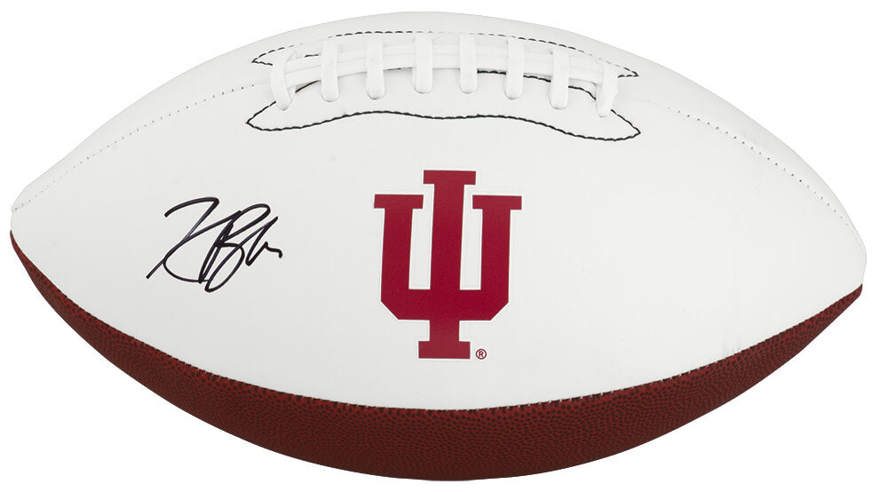 Kaelon Black Autographed Indiana Hoosiers Logo Brands White Logo Football-Powers Sports Memorabilia