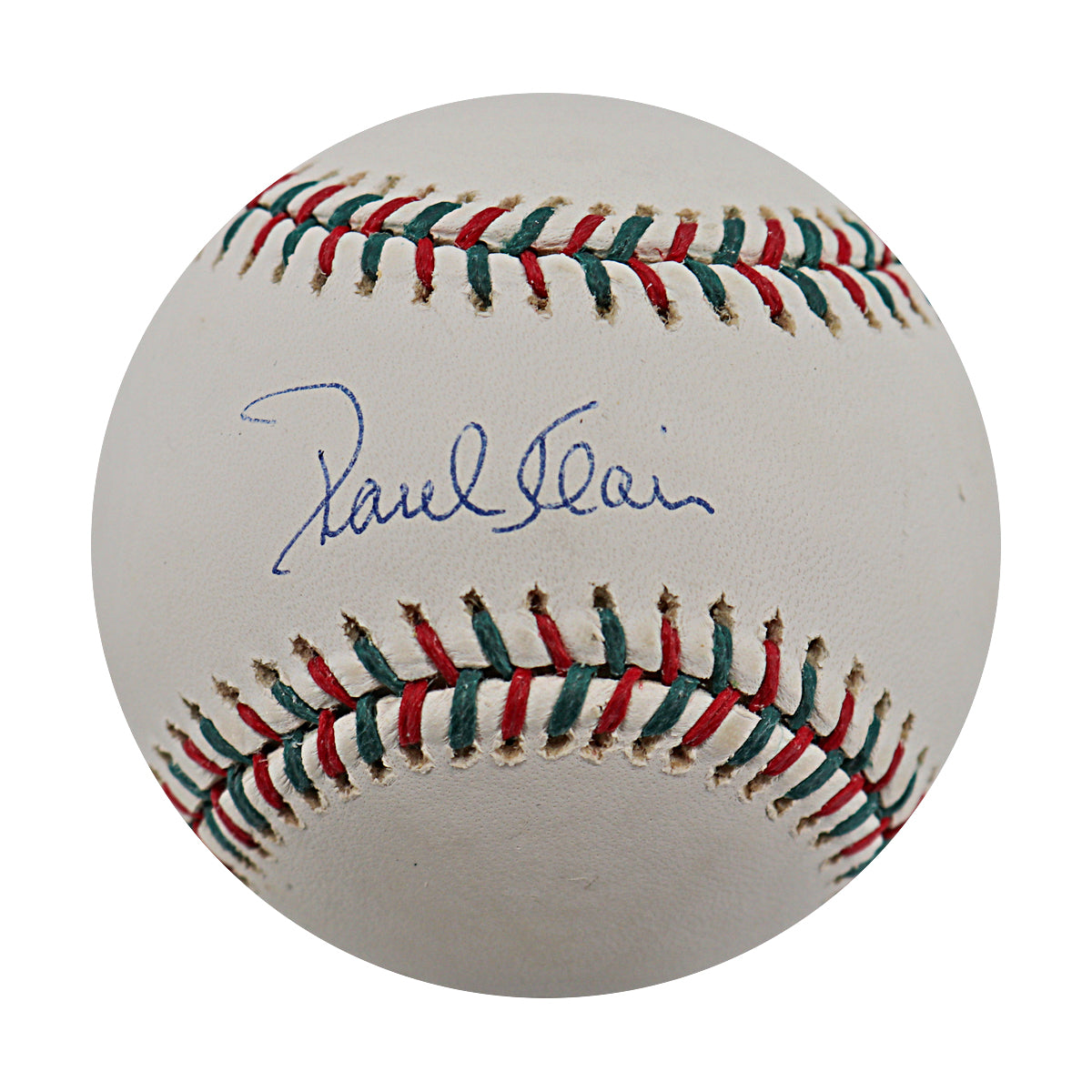 Paul Blair New York Yankees Baltimore Orioles Signed Rawlings Steiner Holiday Baseball (JSA Holo #II01672)-Powers Sports Memorabilia