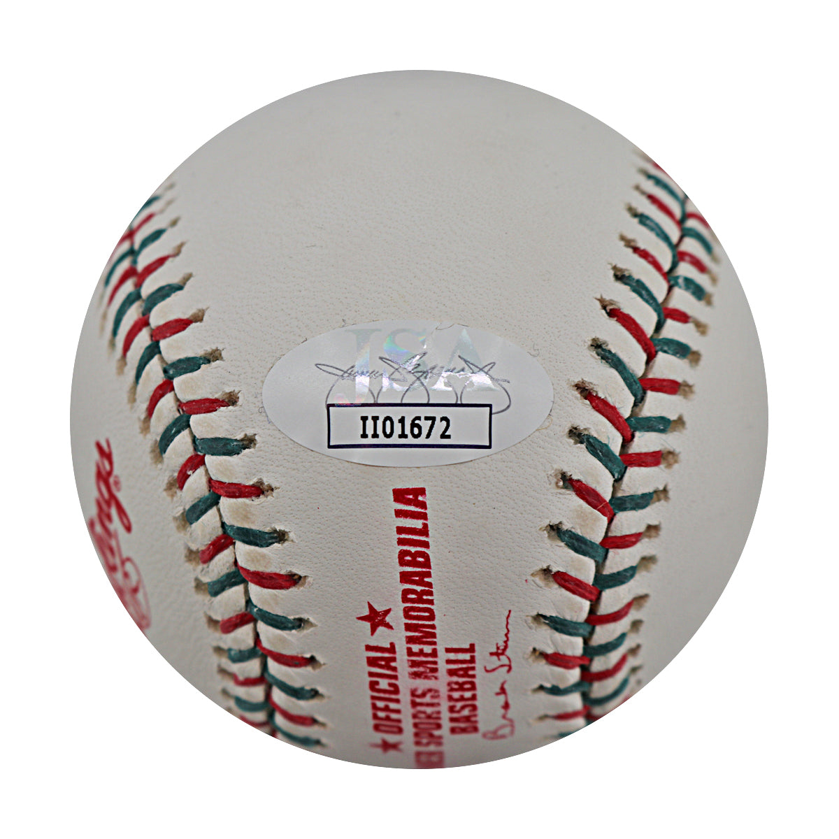 Paul Blair New York Yankees Baltimore Orioles Signed Rawlings Steiner Holiday Baseball (JSA Holo #II01672)-Powers Sports Memorabilia