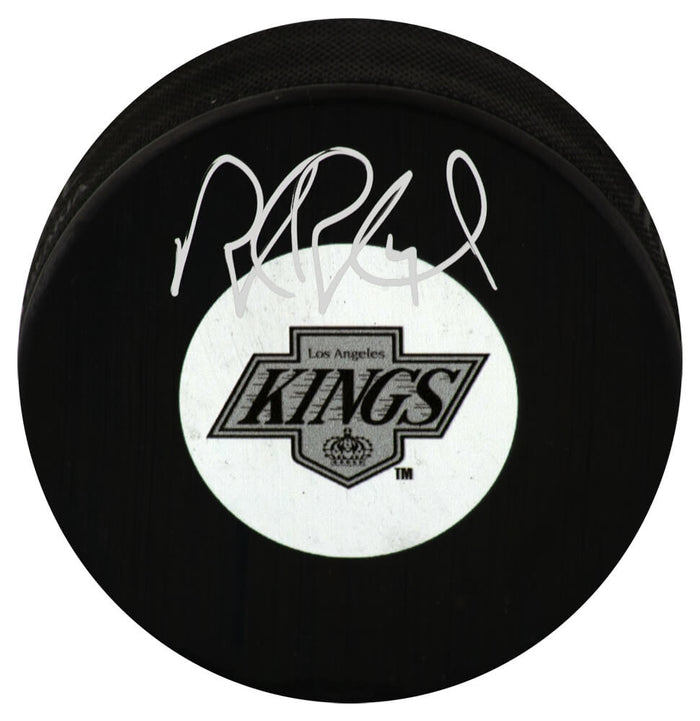 Rob Blake Los Angeles Kings Autographed Logo Puck-Powers Sports Memorabilia