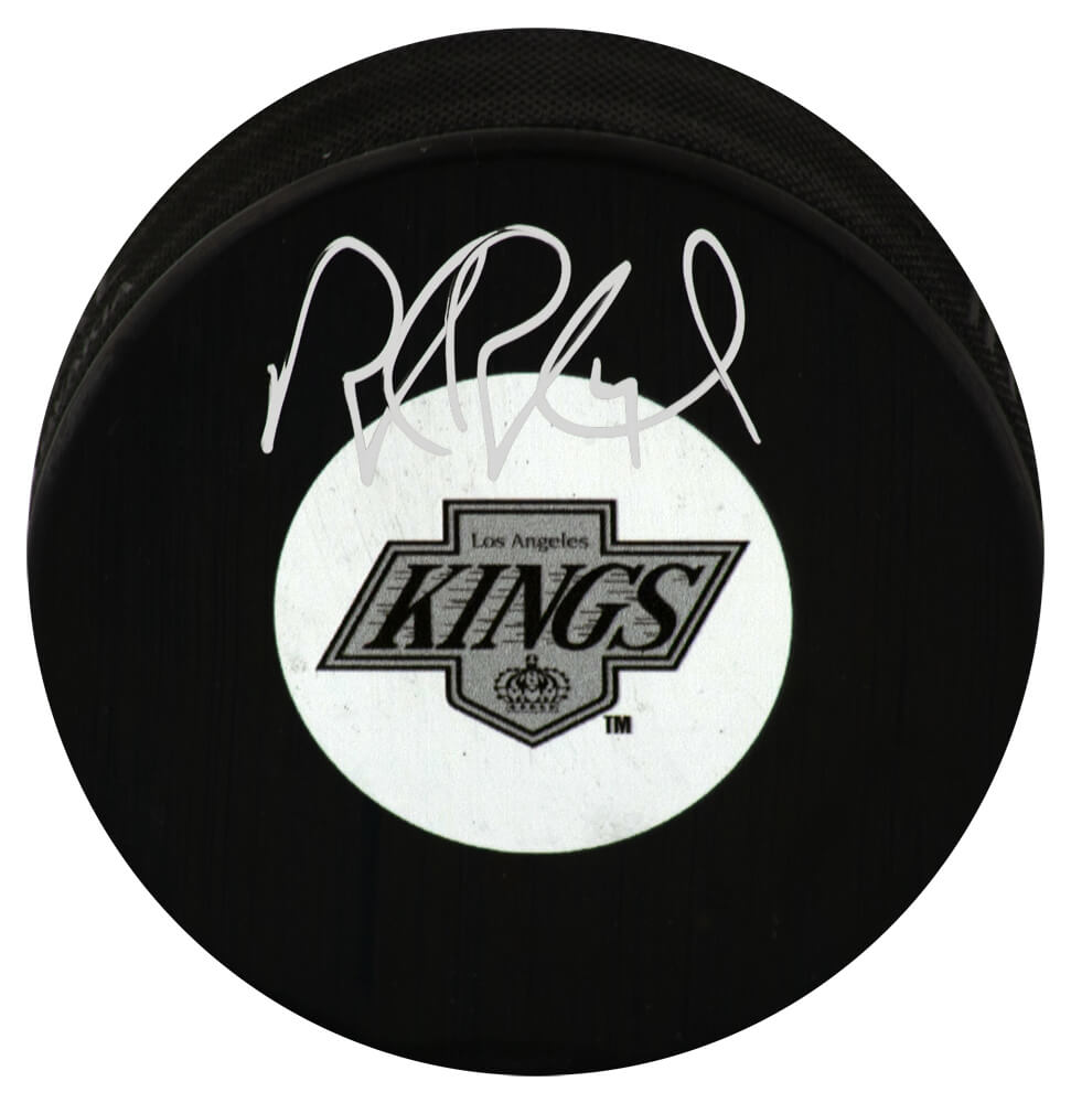 Rob Blake Los Angeles Kings Autographed Logo Puck