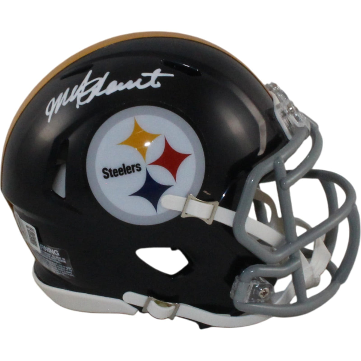 Mel Blount Signed Pittsburgh Steelers TB Mini Helmet – Beckett Witness Authenticated-Powers Sports Memorabilia