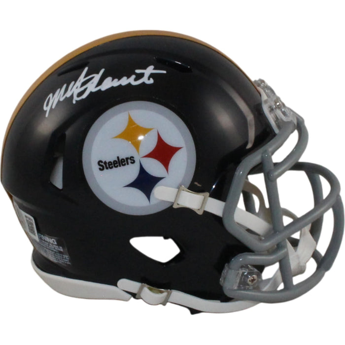 Mel Blount Signed Pittsburgh Steelers TB Mini Helmet – Beckett Witness Authenticated-Powers Sports Memorabilia
