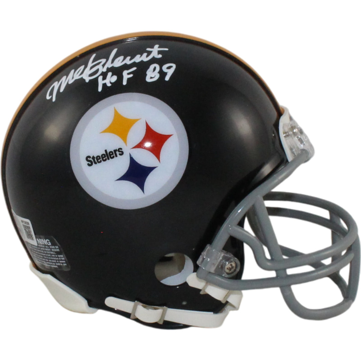 Mel Blount Pittsburgh Steelers TB VSR4 Signed Mini Helmet HOF-Powers Sports Memorabilia