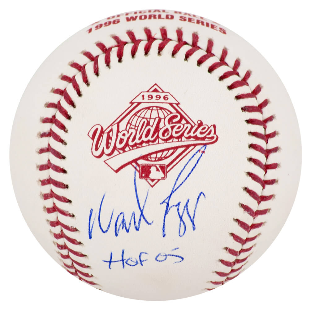 Wade Boggs Autographed Rawlings 1996 World Series (New York Yankees) Baseball with HOF 05-Powers Sports Memorabilia