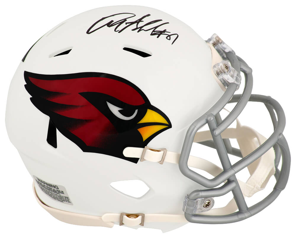Anquan Boldin Autographed Arizona Cardinals Riddell Speed Mini Helmet-Powers Sports Memorabilia