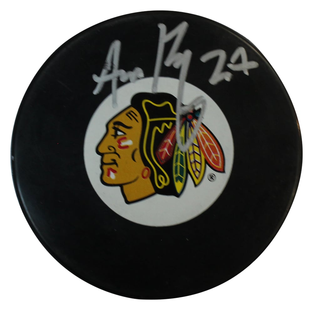 Adam Boqvist Chicago Blackhawks Signed Hockey Puck - Puck Beckett Beckett-Powers Sports Memorabilia