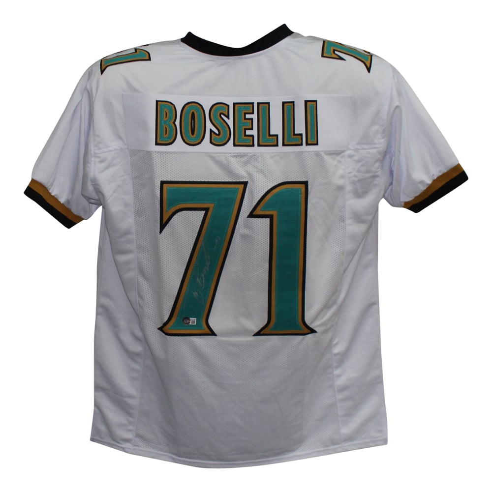 Tony Boselli Jacksonville Jaguars Signed Jersey - Pro Style White XL Beckett-Powers Sports Memorabilia