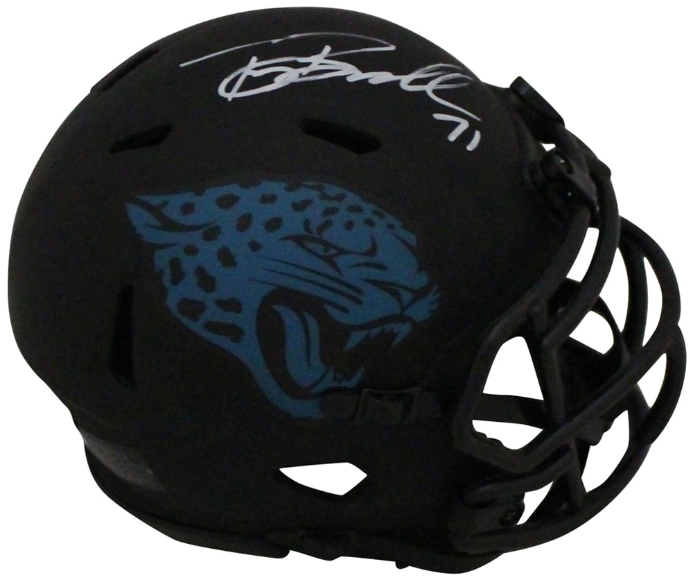 Tony Boselli Jacksonville Jaguars Signed Mini Helmet - Eclipse Beckett-Powers Sports Memorabilia