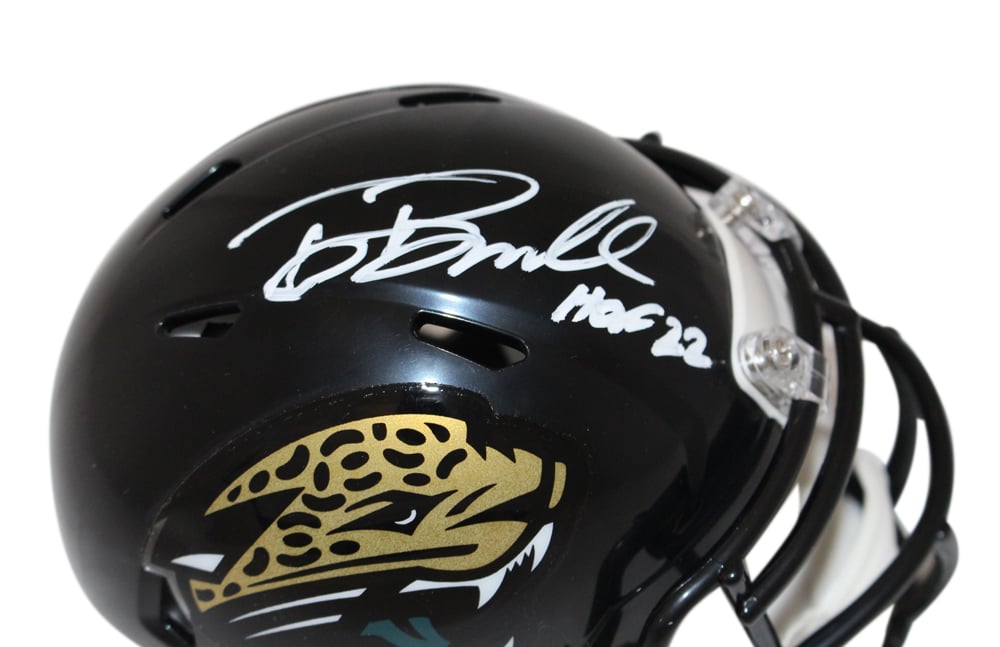 Tony Boselli Signed Jacksonville Jags TB '95-'12 Mini Helmet w/HOF – Beckett Authenticated-Powers Sports Memorabilia