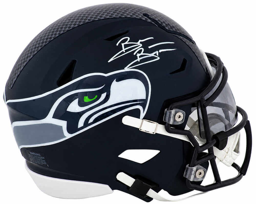 Brian Bosworth Autographed Seattle Seahawks Riddell Mid-Size (MIDI) SpeedFlex Helmet-Powers Sports Memorabilia