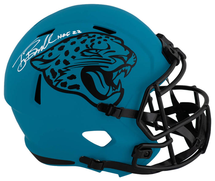 Tony Boselli Autographed Jacksonville Jaguars RAVE Riddell Full Size Speed Replica Helmet with HOF'22-Powers Sports Memorabilia