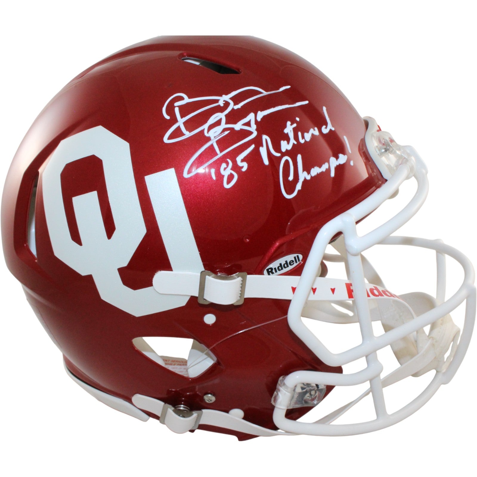 Brian Bosworth Oklahoma Sooners Proline Signed Helmet Nat'l Champs-Powers Sports Memorabilia