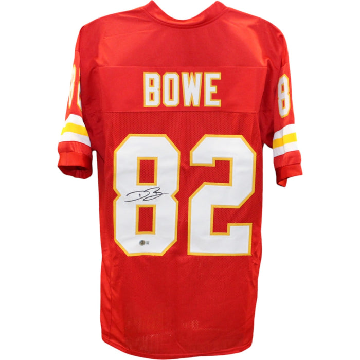 Dwayne Bowe Signed Pro Style Red XL Jersey – Beckett Authenticated-Powers Sports Memorabilia