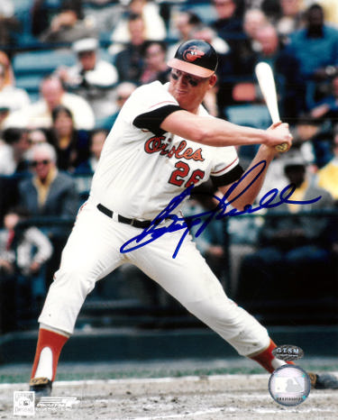 Boog Powell Autographed Baltimore Orioles MLB Licensed 8x10 Photo- GTSM Hologram-Powers Sports Memorabilia