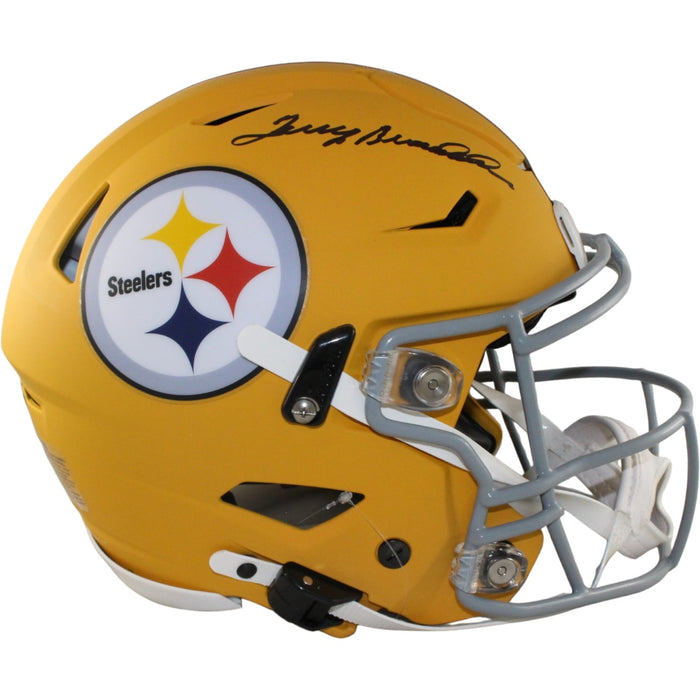 Terry Bradshaw Signed Pittsburgh Steelers Speedflex Helmet Beckett W-Powers Sports Memorabilia