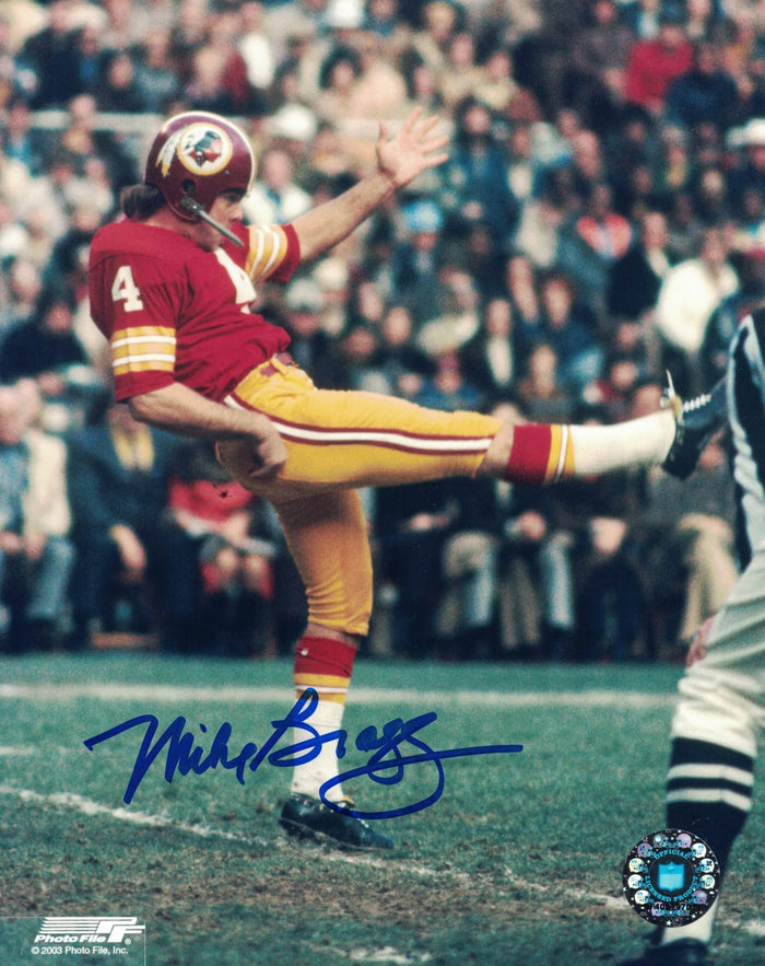Mike Bragg Signed Washington Redskins 8x10 Photo-Powers Sports Memorabilia