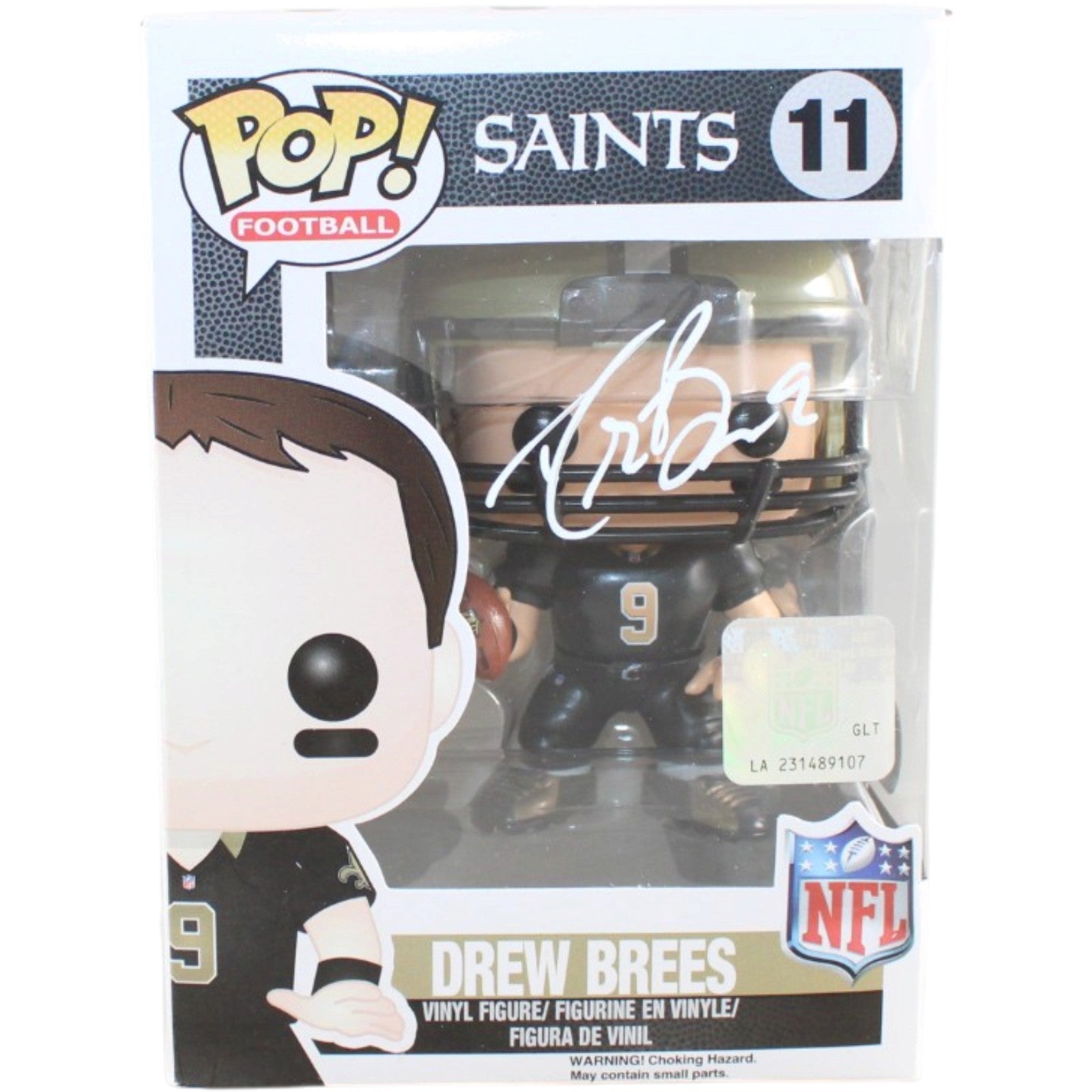 Drew Brees Signed New Orleans Saints Funko #11 Beckett Witness 58691 Beckett-Powers Sports Memorabilia