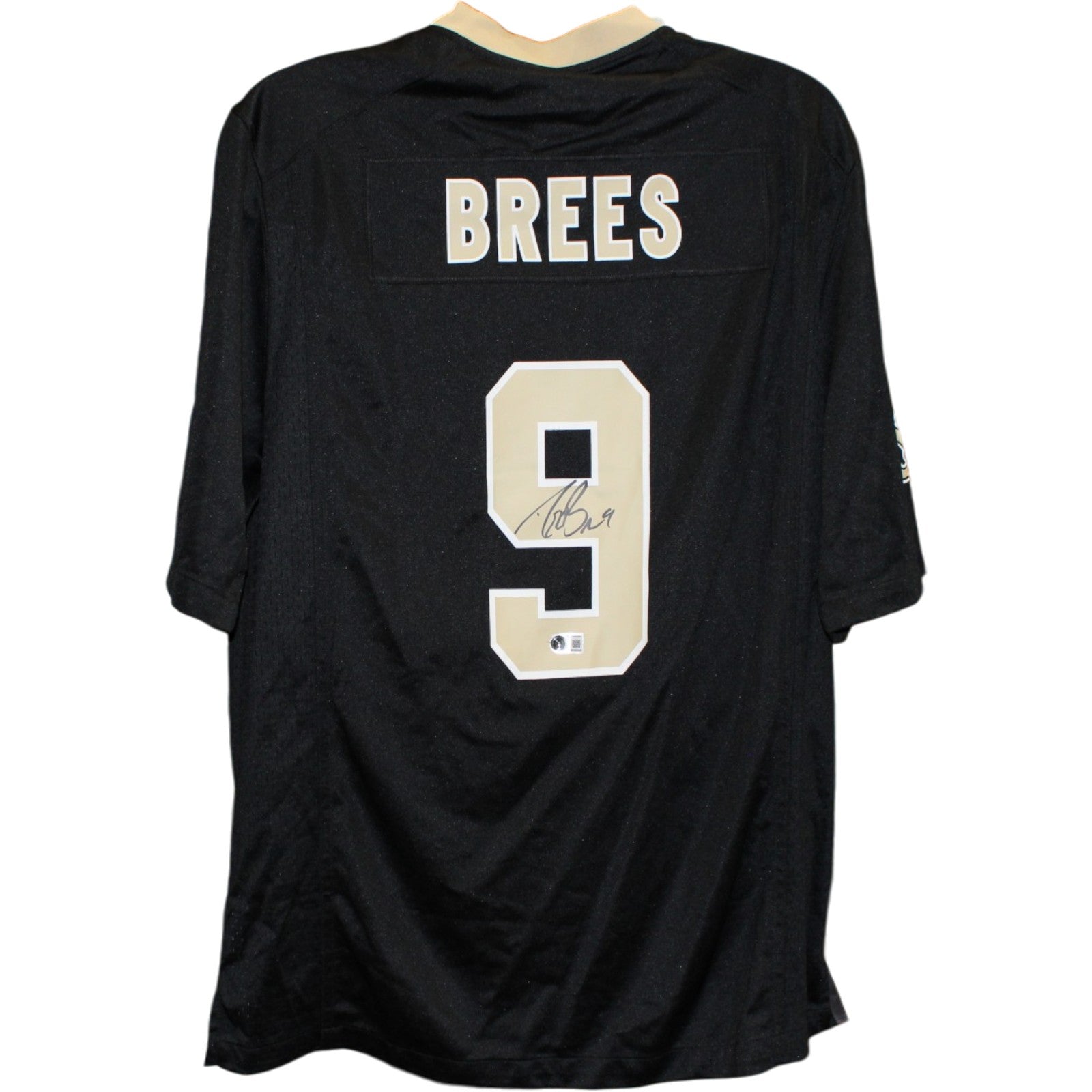 Drew Brees New Orleans Saints Signed Jersey Black XL Nike Beckett WIT 58518 Beckett-Powers Sports Memorabilia